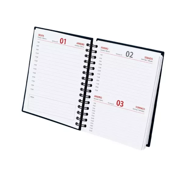 Agenda Diária 2027 Personalizada 