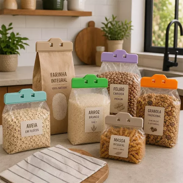 Kit Prendedores Multiuso 4 Peças Personalizado 