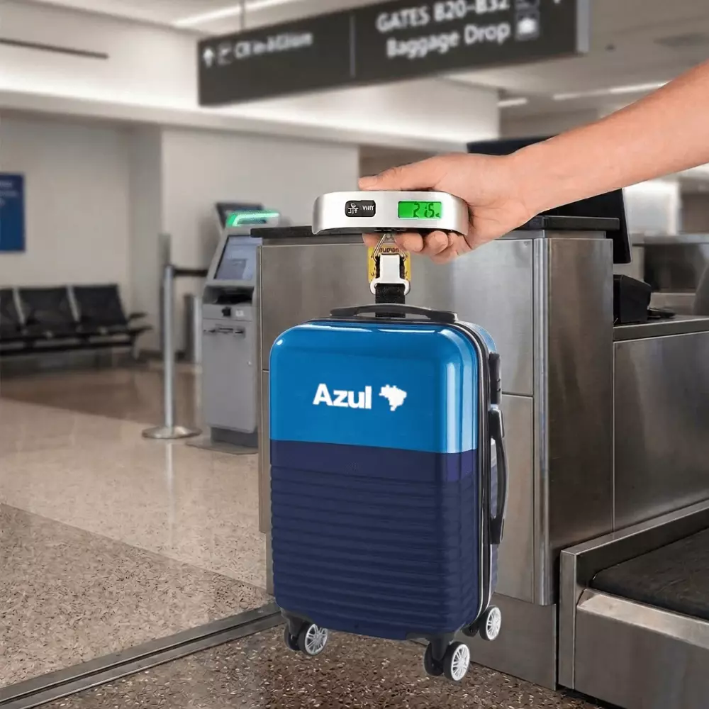 Balança de Bagagem Viagem Personalizada - 50 kg 