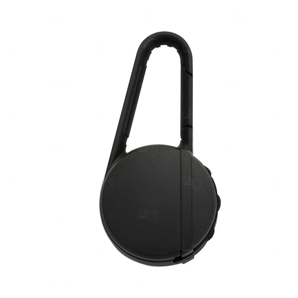 Caixa de Som Personalizado Bluetooth C/ Mosquetão 