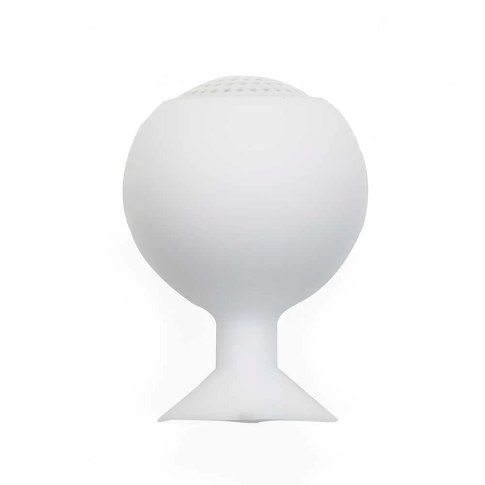 Mini Caixa De Som Personalizada com Ventosa Branco
