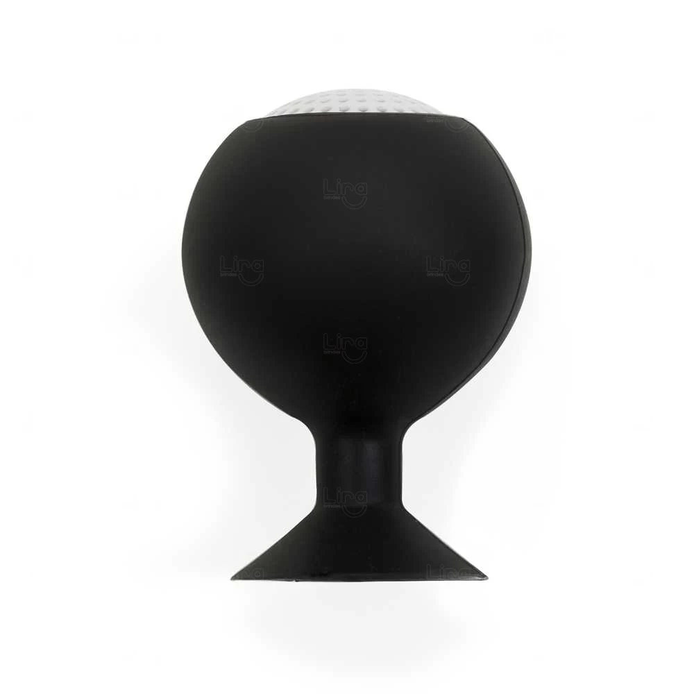 Mini Caixa De Som Personalizada com Ventosa Preto