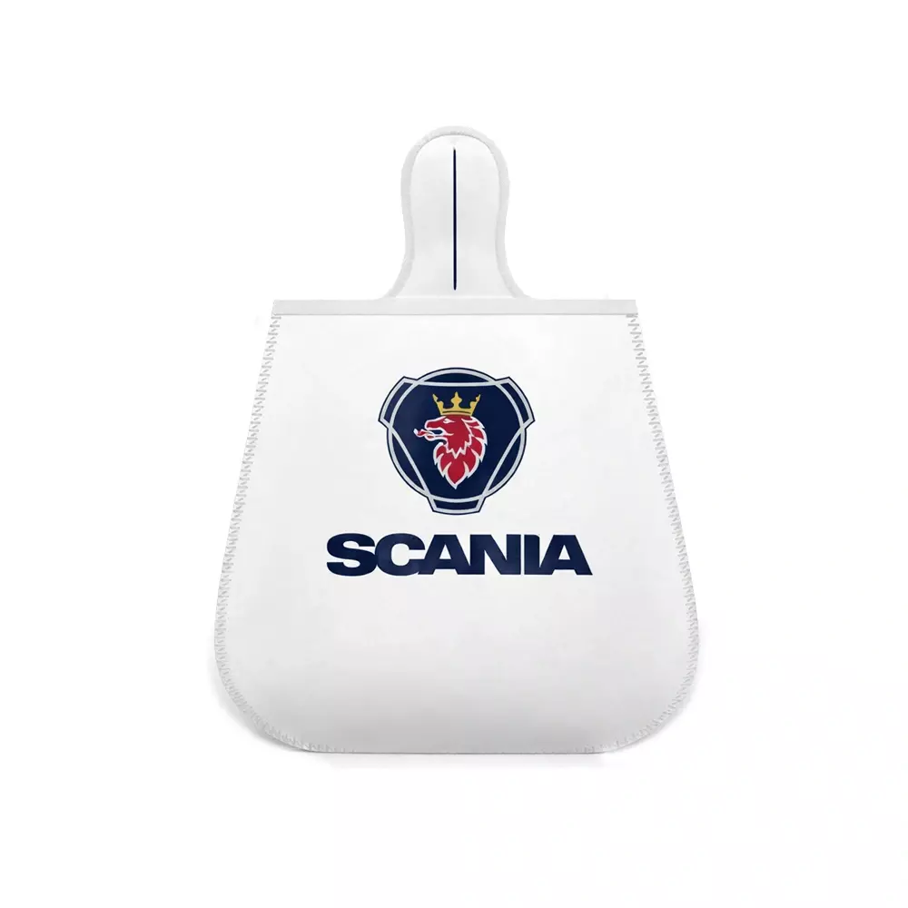 Lixeira para Carros em Neoprene Personalizada Branco