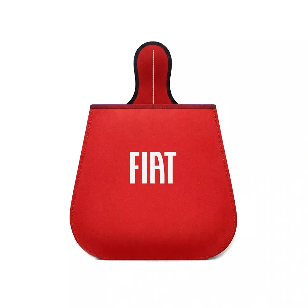 Lixeira para Carros em Neoprene Personalizada Vermelho