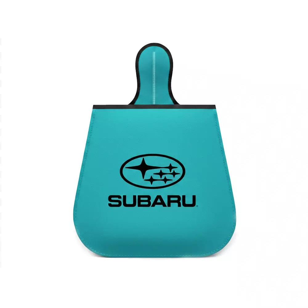 Lixeira para Carros em Neoprene Personalizada Azul Ciano