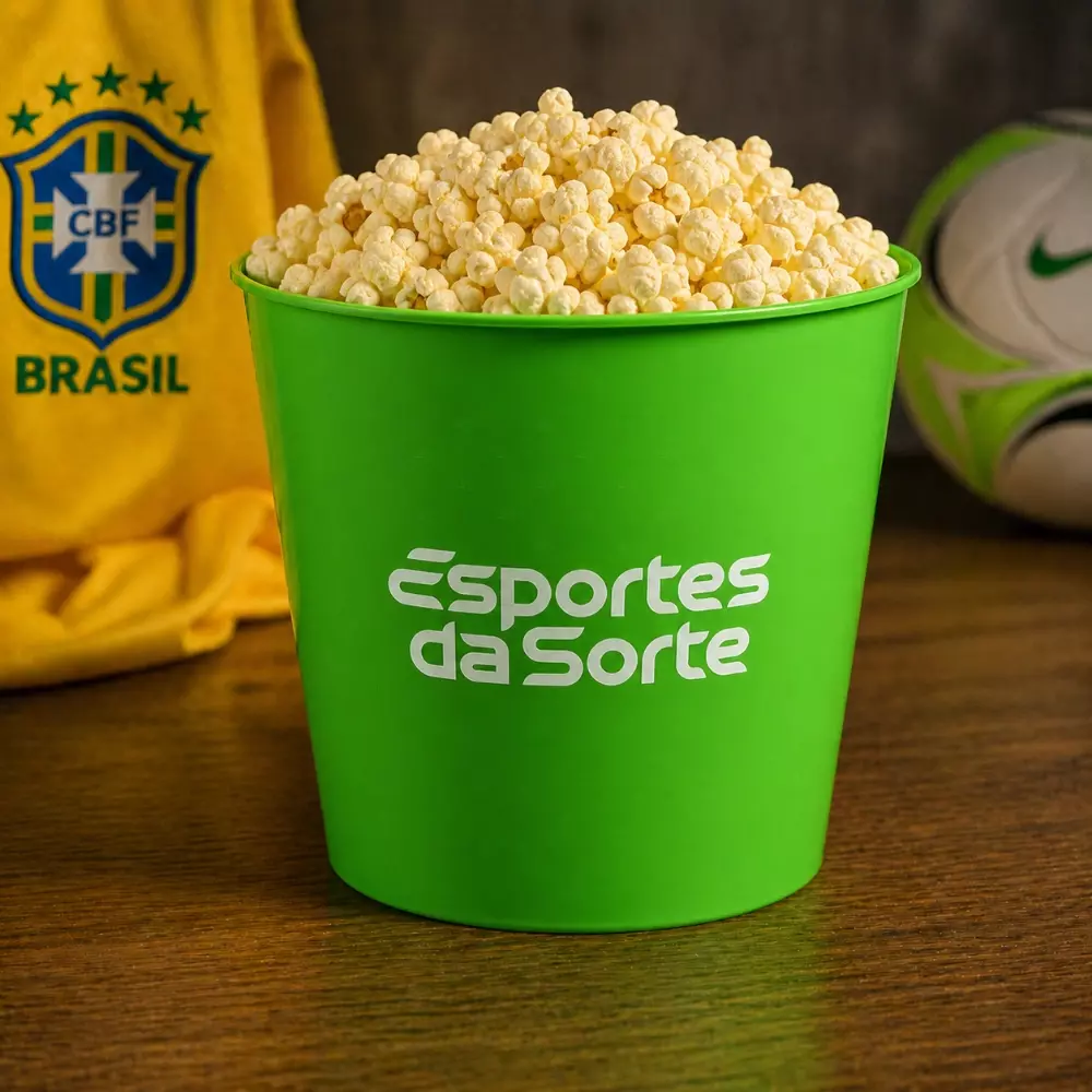 Balde de Pipoca 2,6L Personalizado 