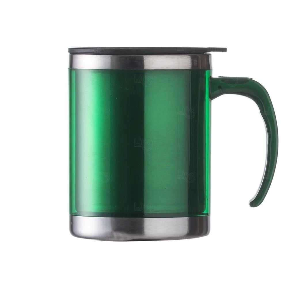 Caneca Personalizada De Inox Colorido - 400ml 