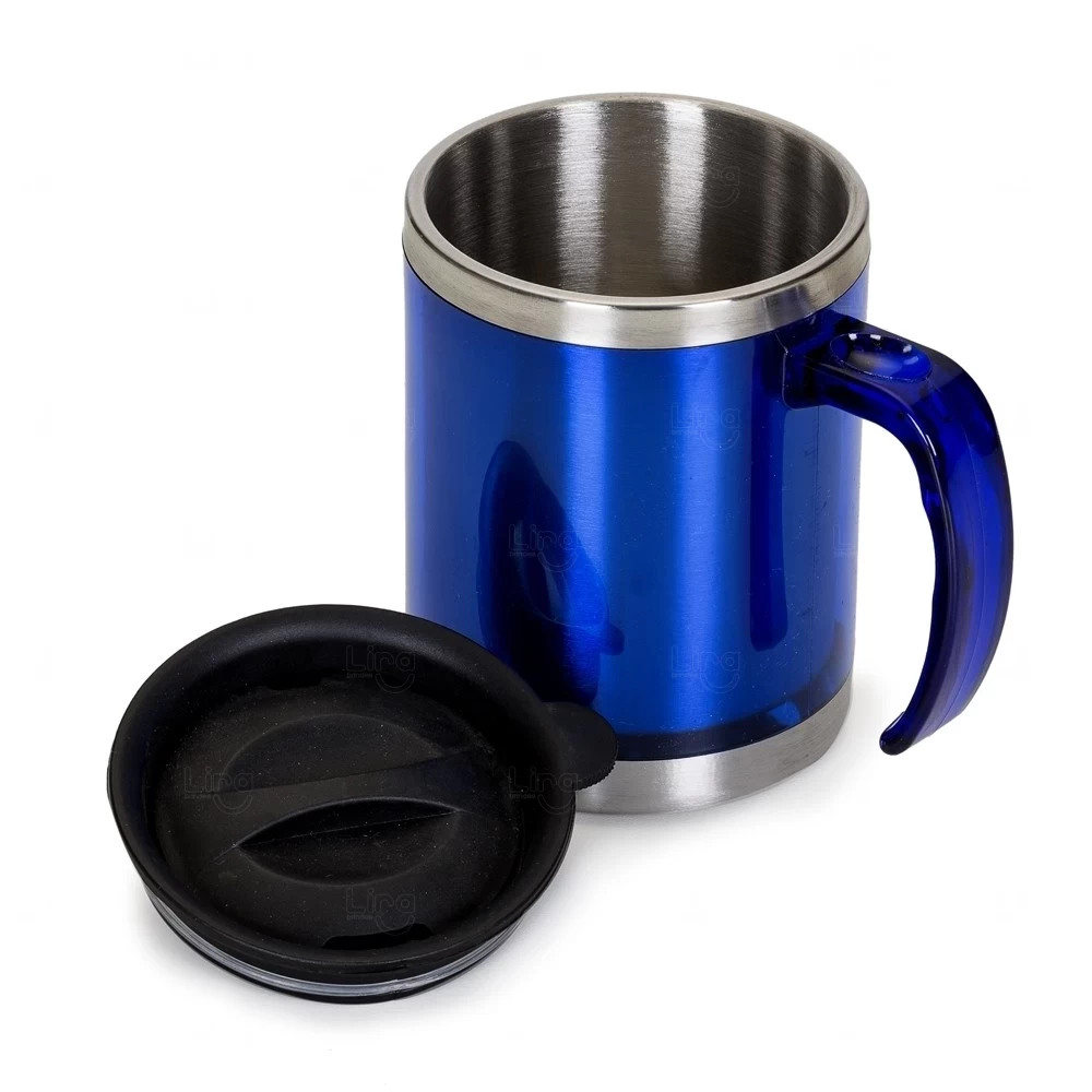 Caneca Personalizada De Inox Colorido - 400ml 