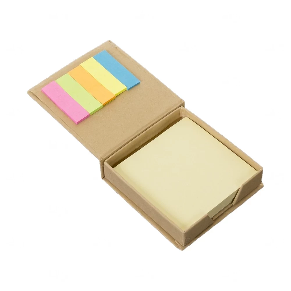 Bloco De Anotações com Post-It Personalizado - 10,4 x 10 cm 