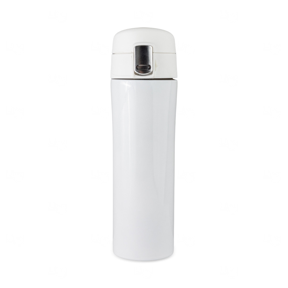 Garrafa Térmica Inox Colorida 450ml com Trava 