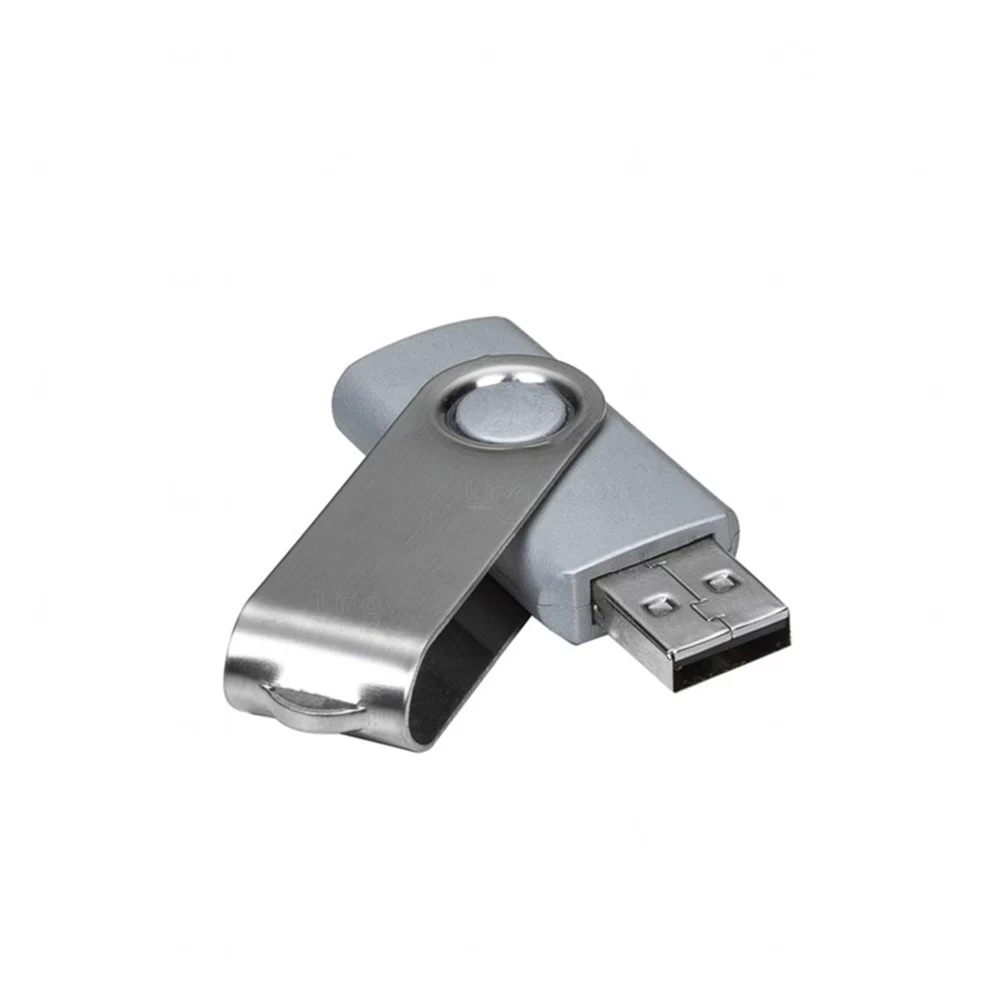 Pen Drive Personalizado Com Tampa Giratória - 8GB 