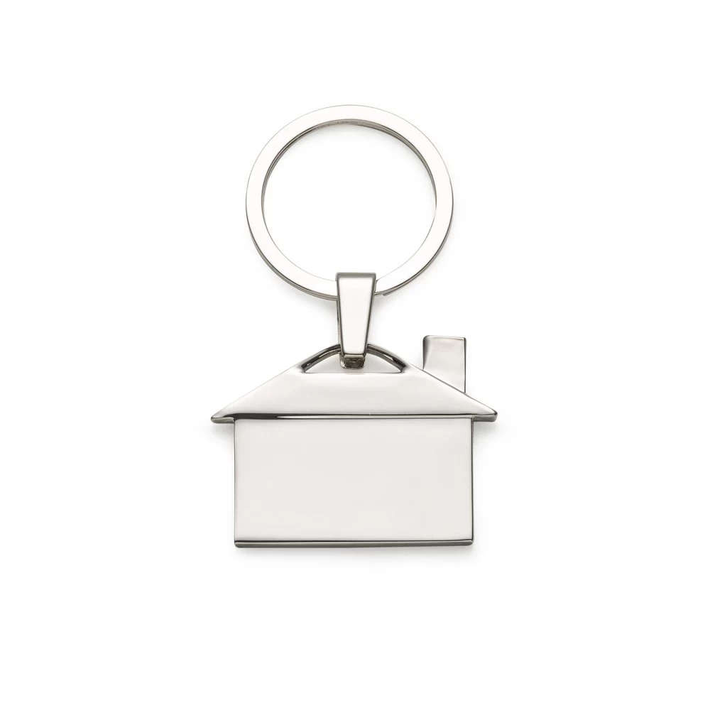 Chaveiro de Metal Formato Casa Personalizado 