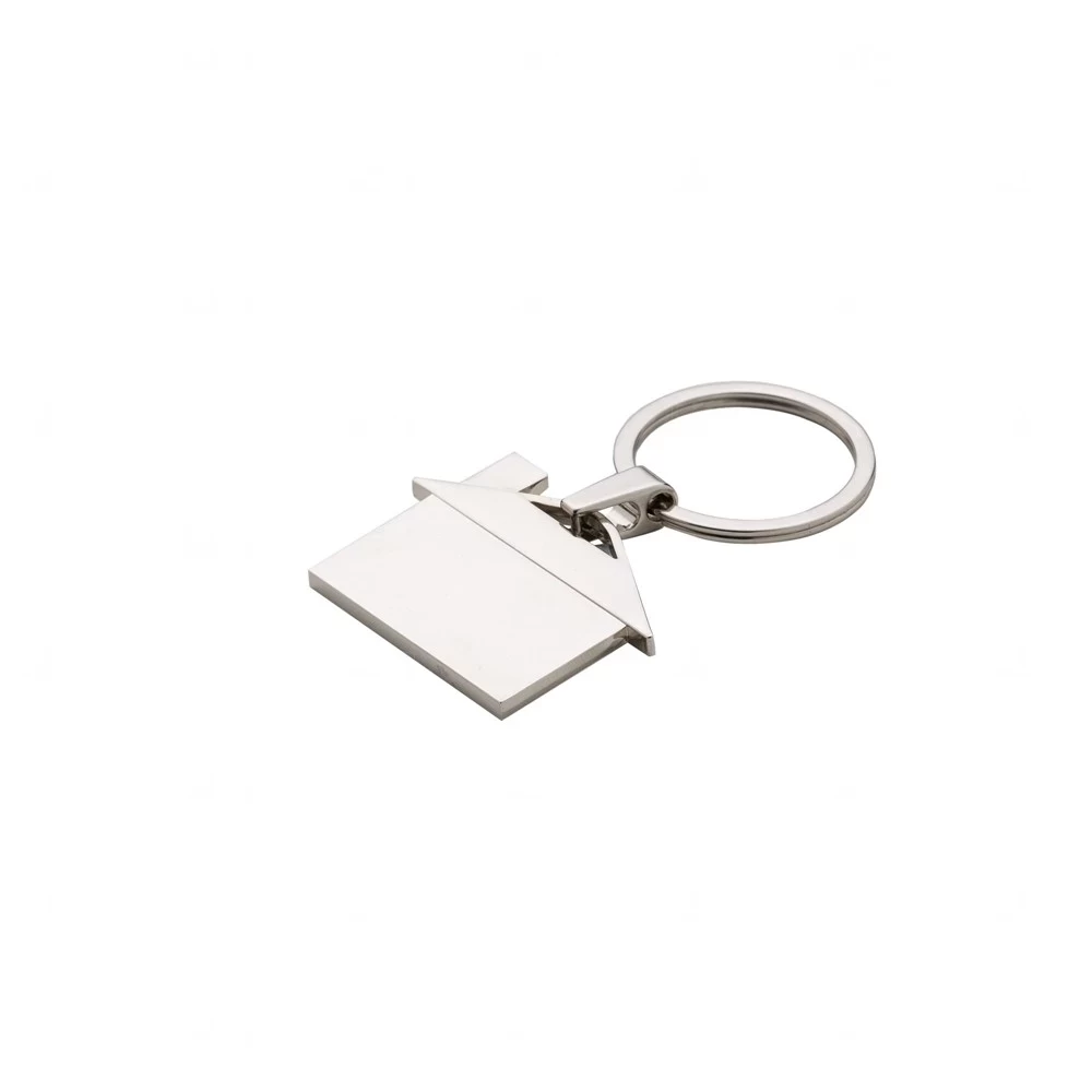 Chaveiro de Metal Formato Casa Personalizado 