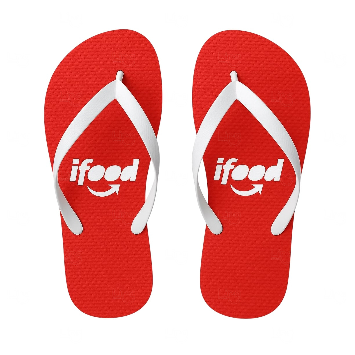Chinelo 100% Personalizado Vermelho
