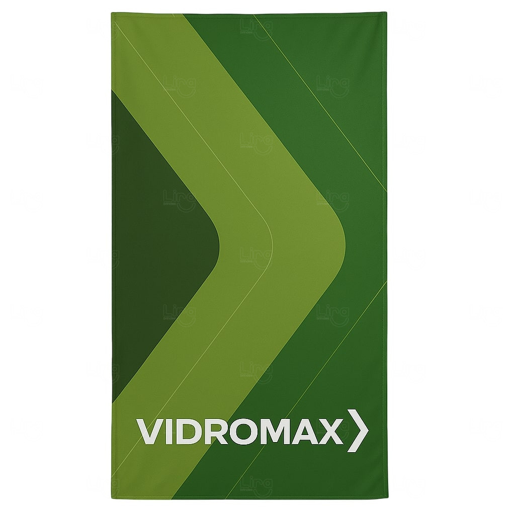 Toalha De Praia 100% Personalizada Verde