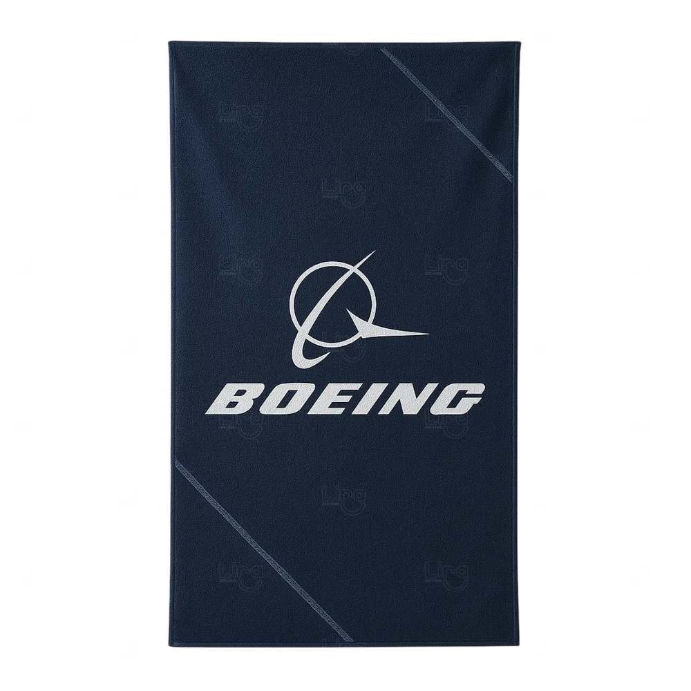 Toalha De Praia 100% Personalizada Azul Marinho