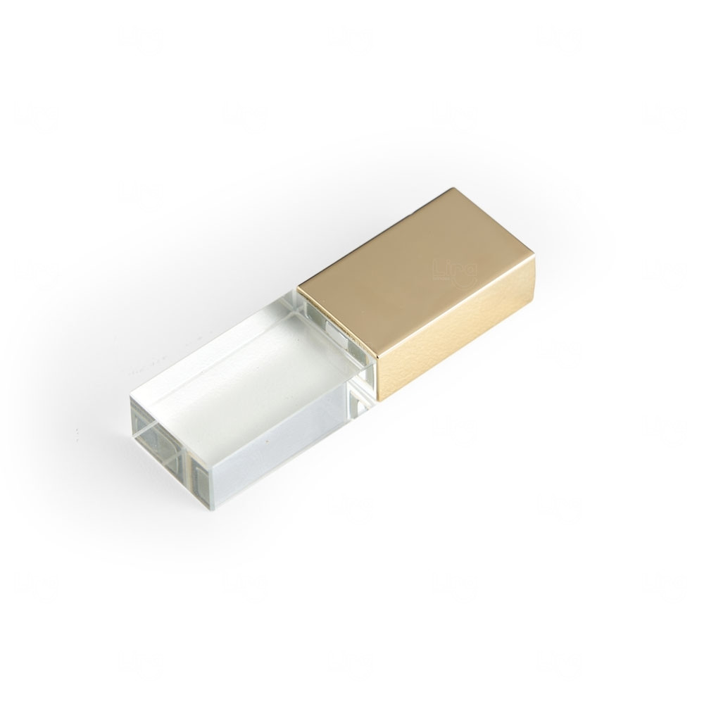 Pen Drive De Vidro  4GB - Personalizado 