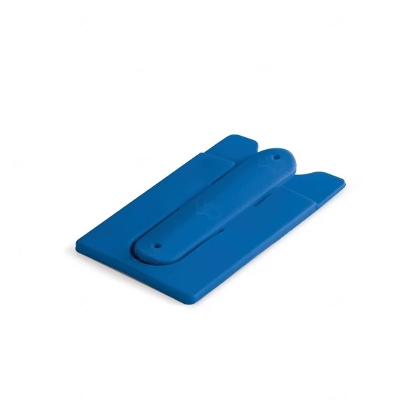 Porta Cartão de Silicone Personalizado Azul