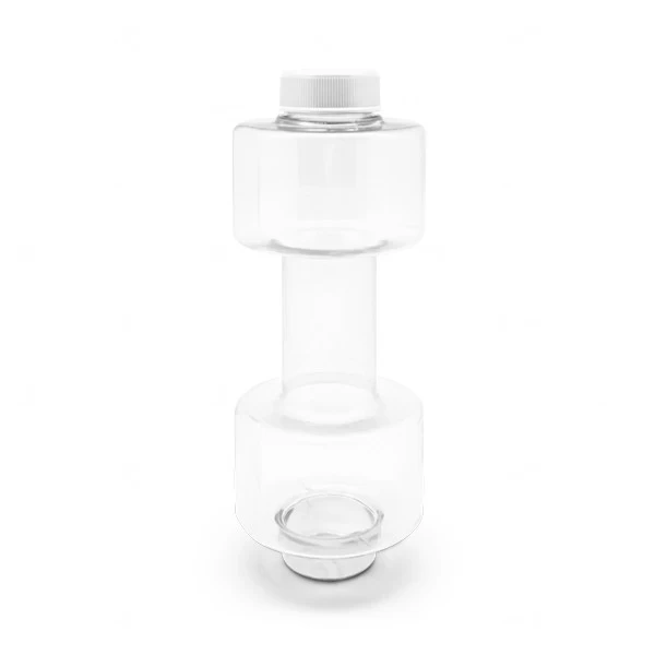 Garrafa Personalizada de Plástico Halter - 600ml Branco