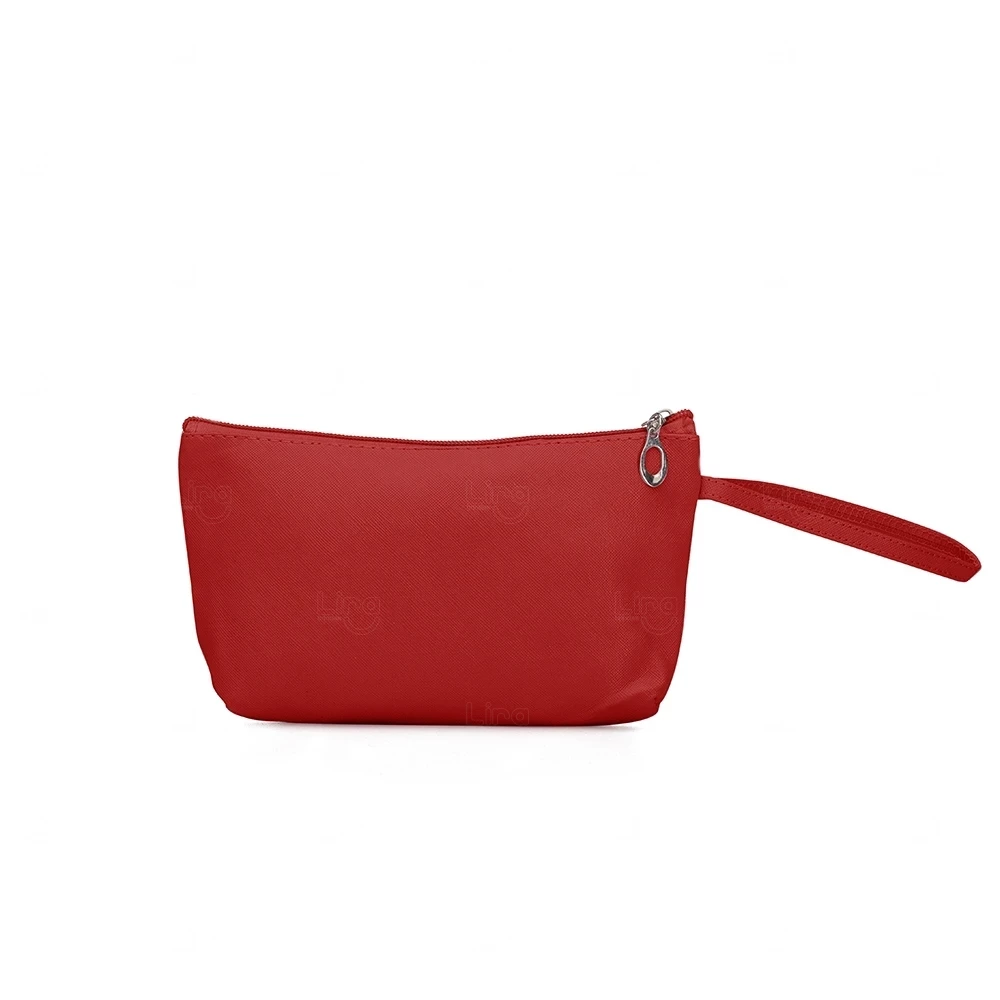 Nécessaire Feminina Impermeável Personalizada Vermelho