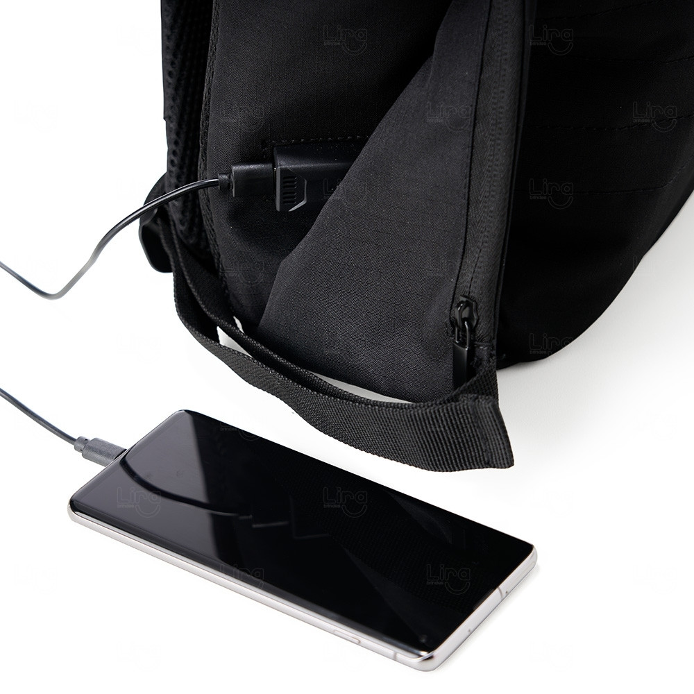 Mochila Poliéster para Notebook com Porta Canetas Personalizada 