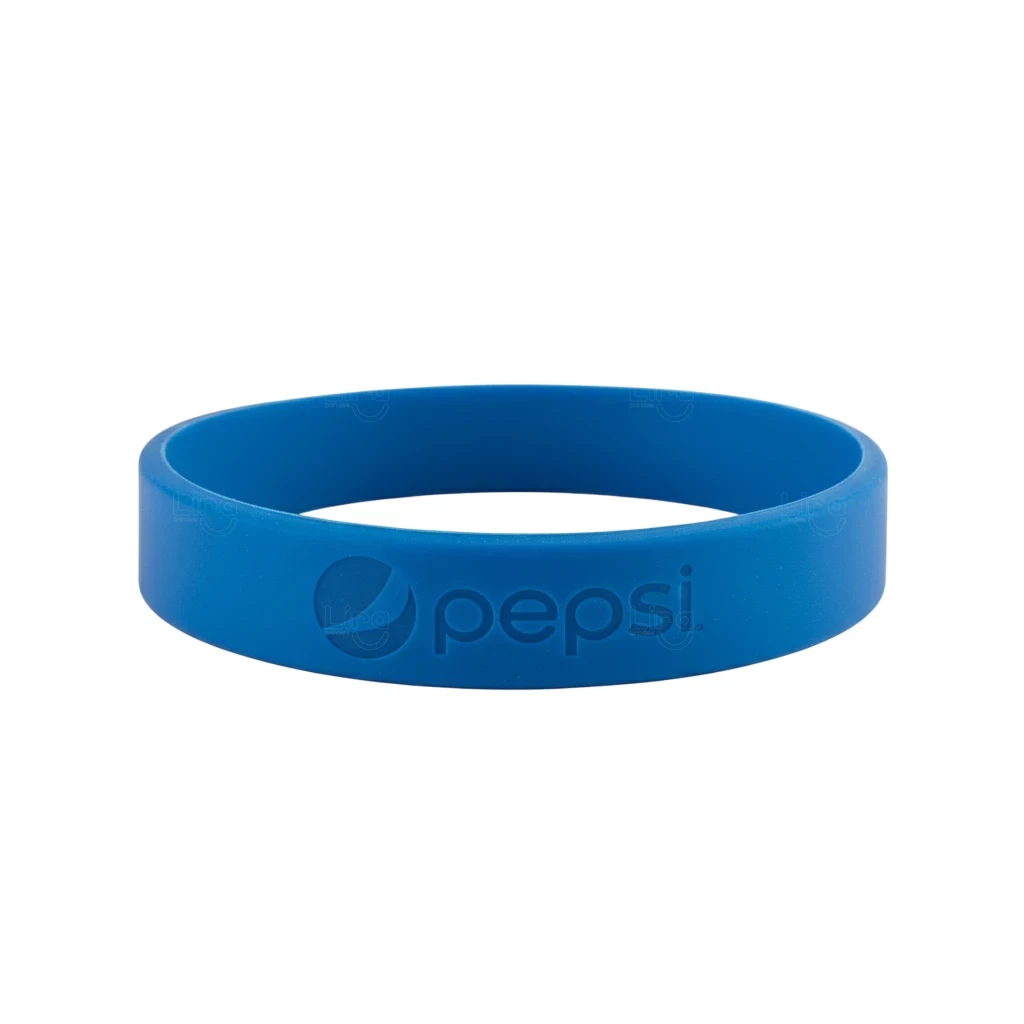 Pulseira Emborrachada Personalizada - Silicone ou Laprene 