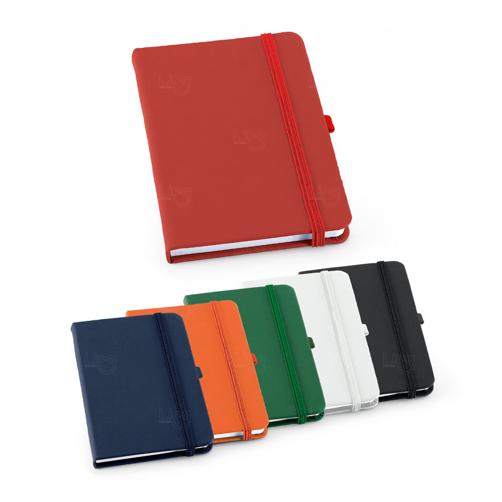 Moleskine A6 em Couro Sintético Personalizado - 14 x 9 cm 