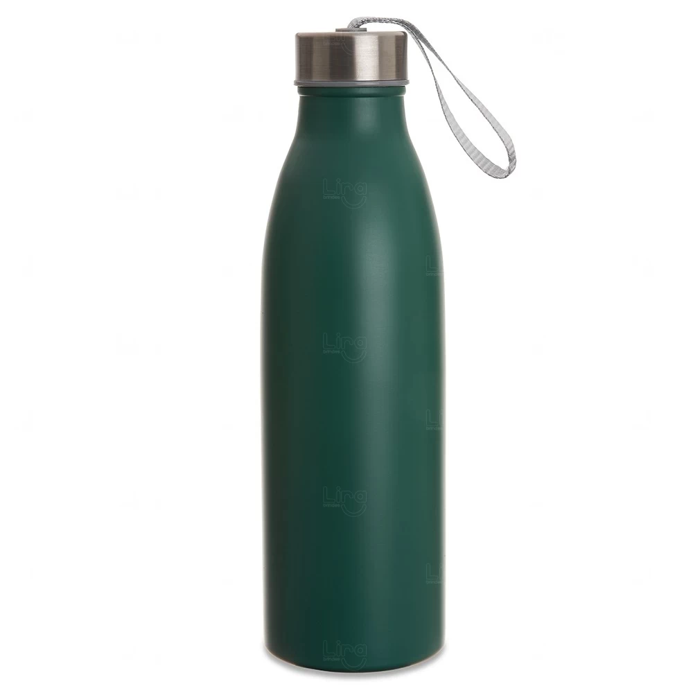 Garrafa Personalizada Inox - 750ml Verde Escuro