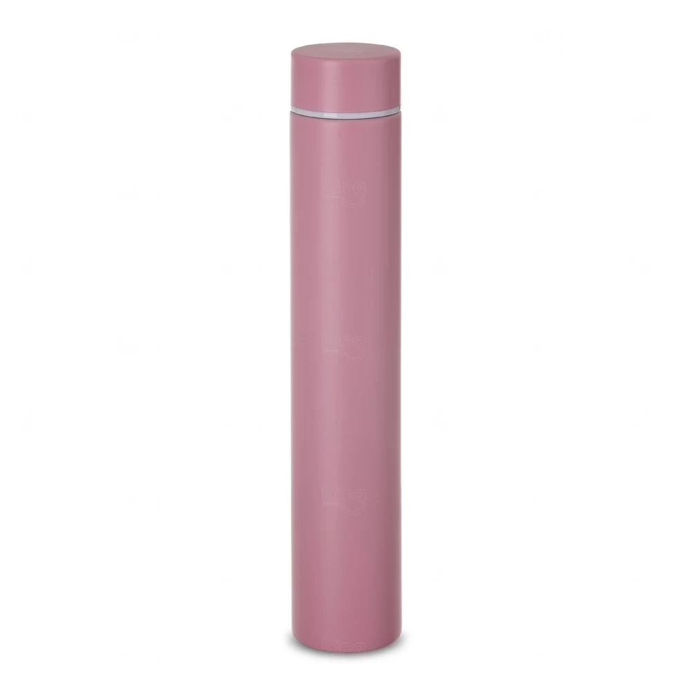 Garrafa Térmica Inox com Tampa Rosqueável Personalizada - 275ml 