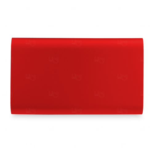 Power Bank Portátil Slim Colorido Personalizado -  4.400 mAh Vermelho