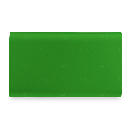 Power Bank Portátil Slim Colorido Personalizado -  4.400 mAh Verde