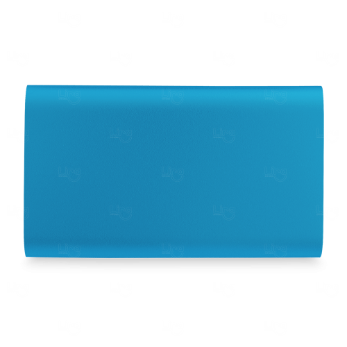 Power Bank Portátil Slim Colorido Personalizado -  4.400 mAh Azul