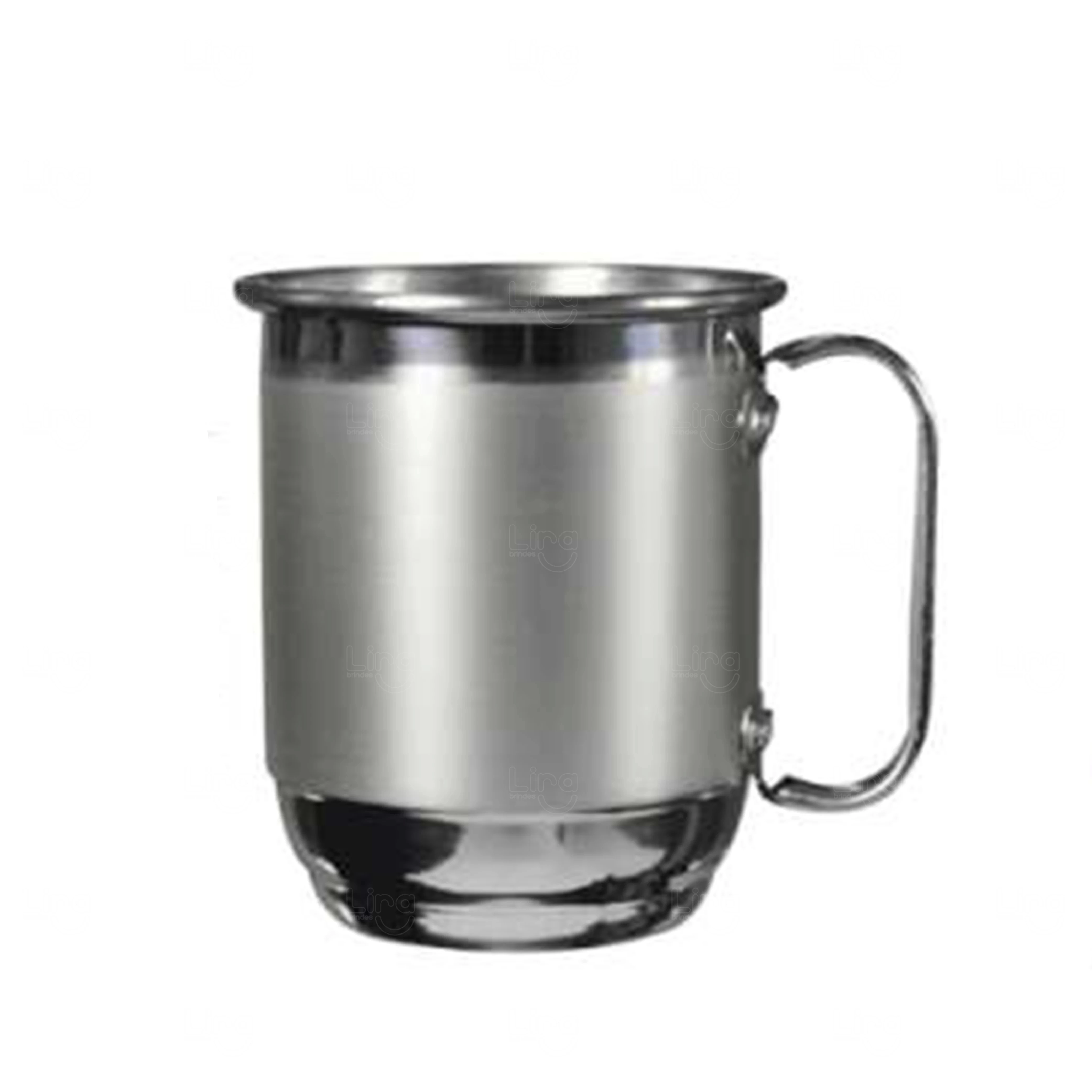 Caneca de Alumínio Personalizada - 500ml Inox