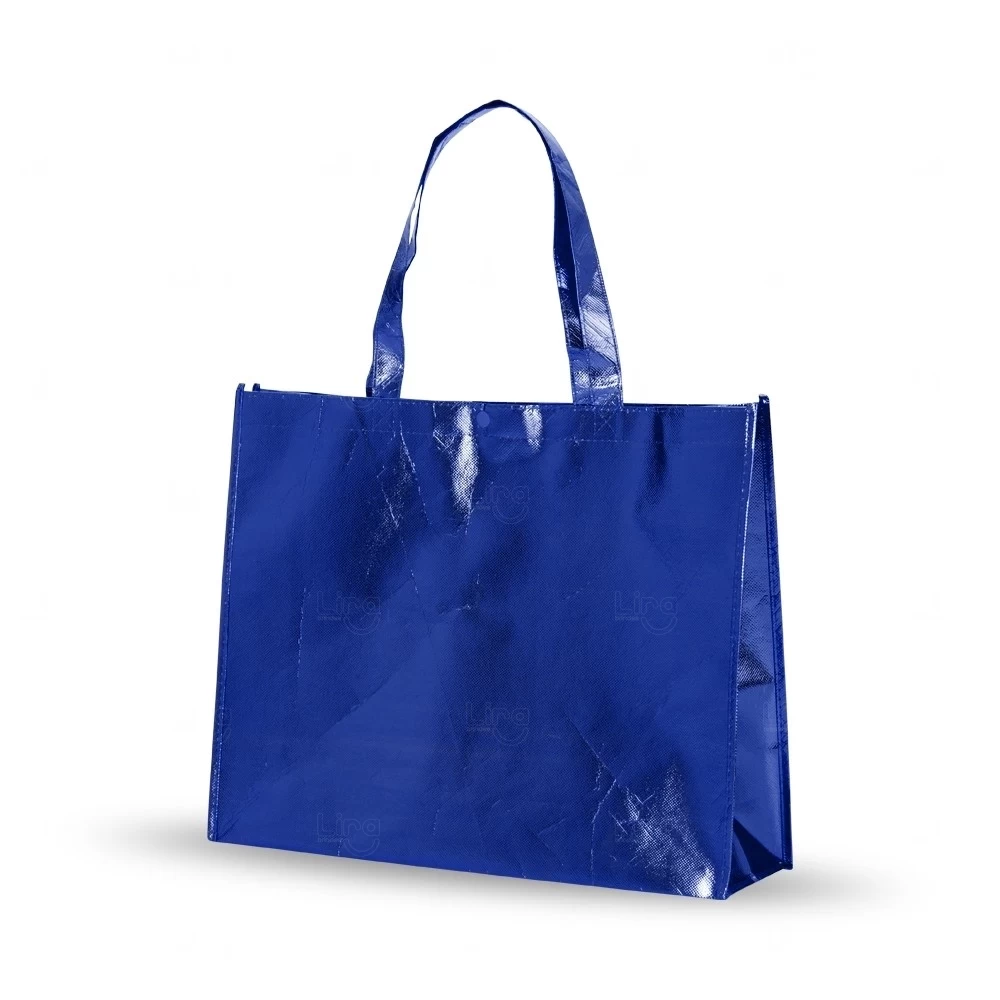 Sacola Metalizada em TNT Personalizada - 35 x 45,5 cm 