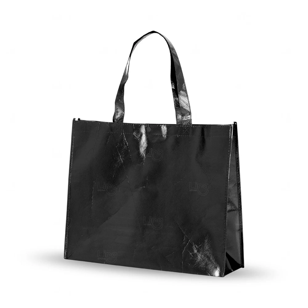 Sacola Metalizada em TNT Personalizada - 35 x 45,5 cm 