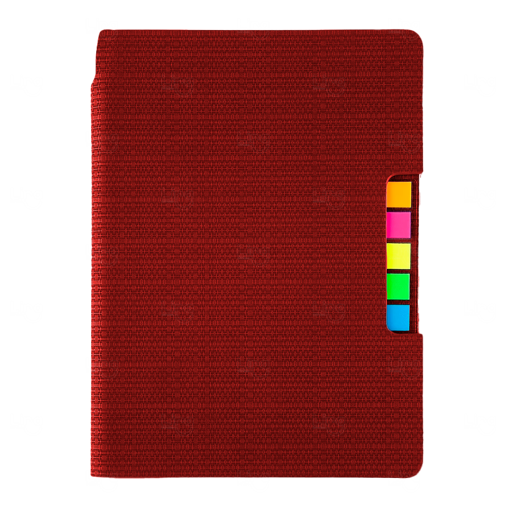 Bloco de Anotações Personalizado - 21 x 15 cm Vermelho