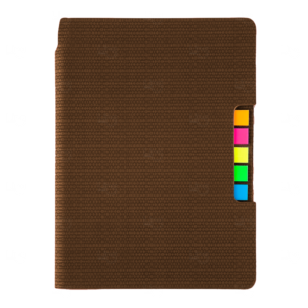 Bloco de Anotações Personalizado - 21 x 15 cm Marrom
