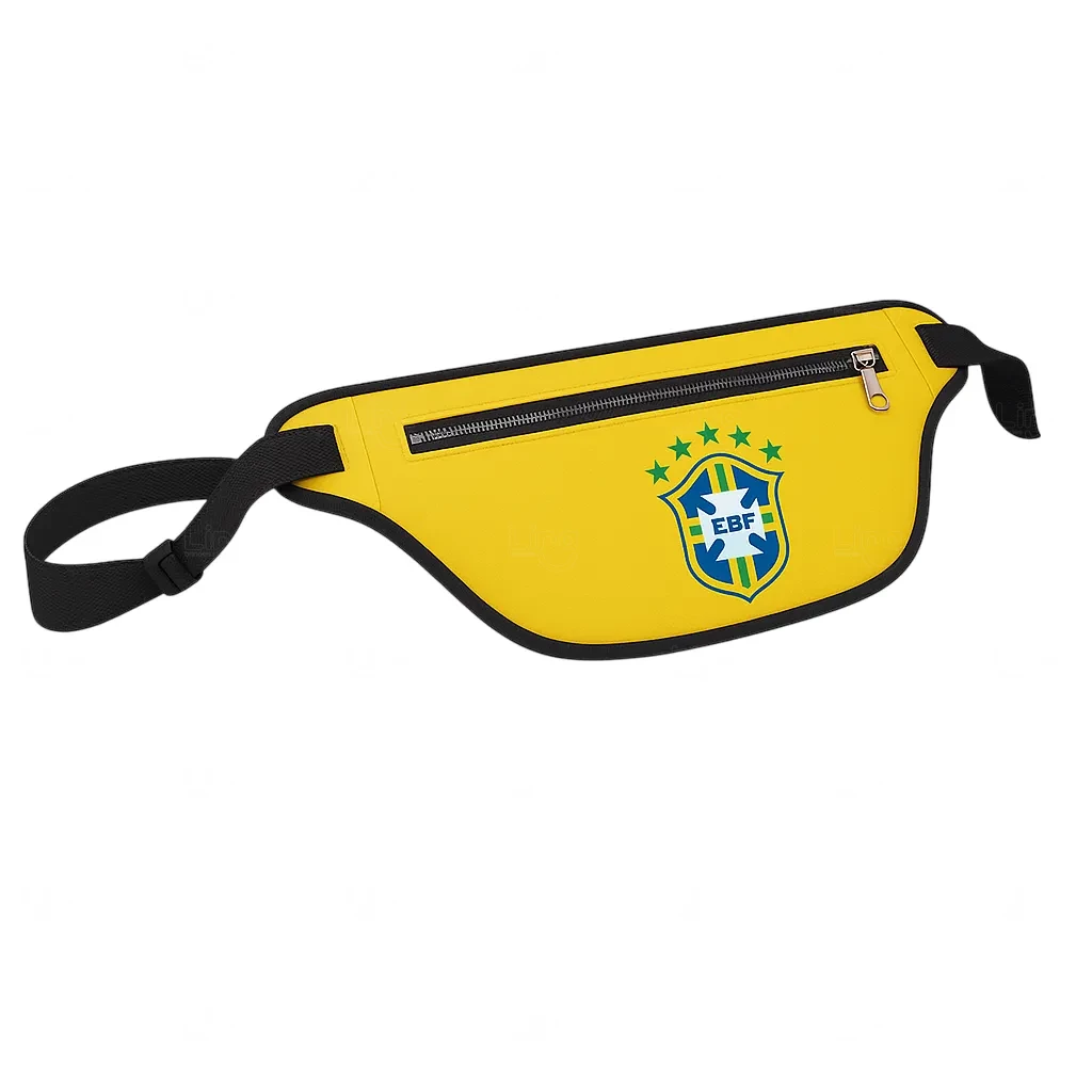 Pochete em Neoprene Personalizada - 33 x 13 cm Amarelo