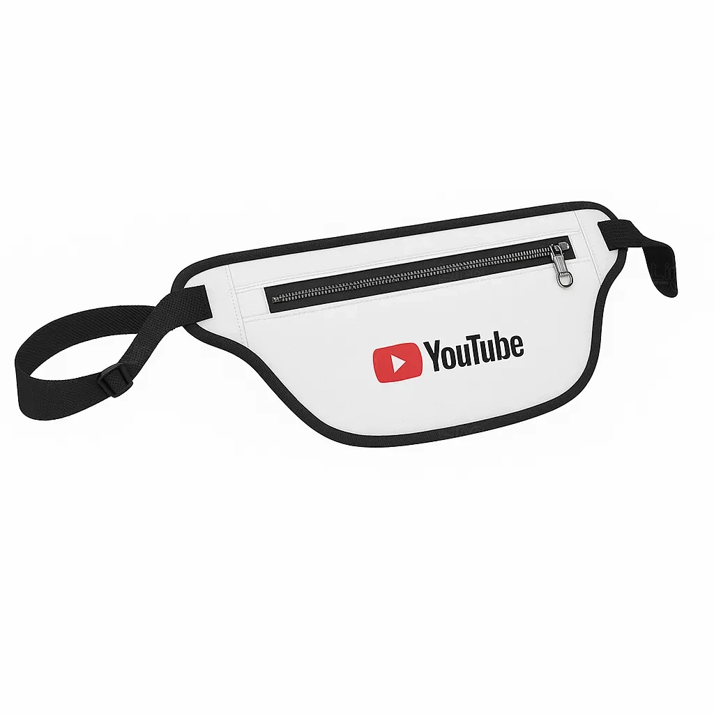 Pochete em Neoprene Personalizada - 33 x 13 cm Branco