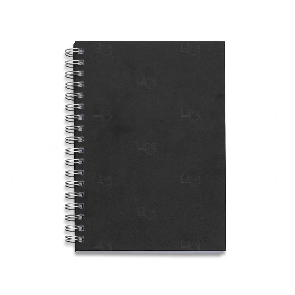 Caderno Capa Kraft Personalizado - 24,3 x 18,4 cm 