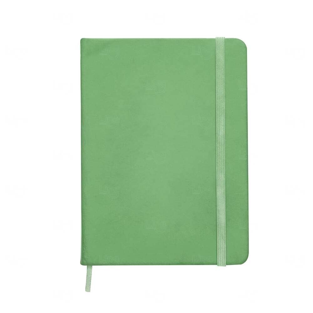 Moleskine Emborrachado Personalizado - 18,1 x 13,1 cm Verde Claro