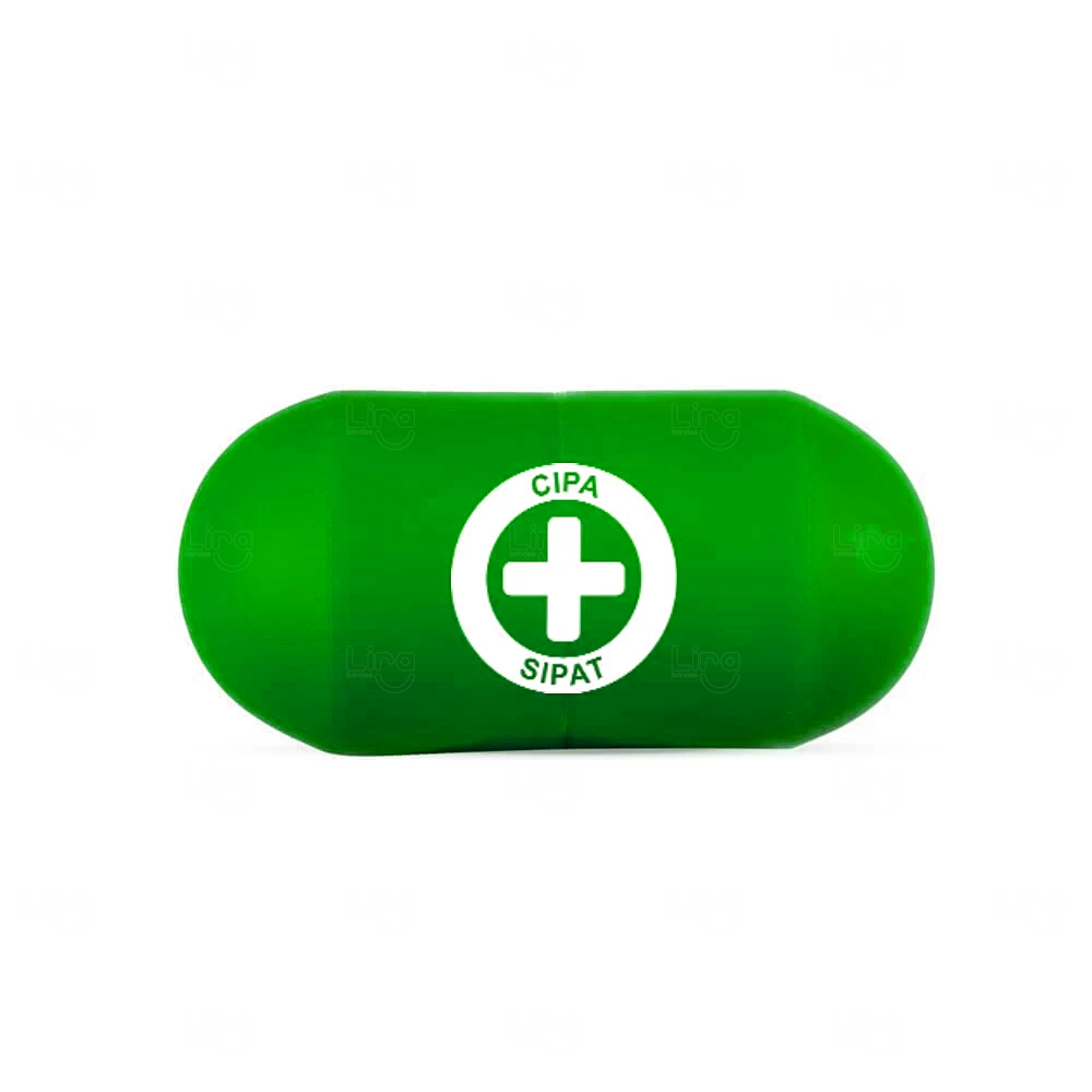 Capsula Anti Stress Personalizada Verde