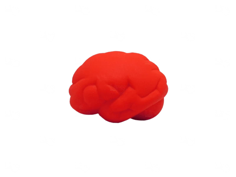 Cérebro Anti Stress Personalizado Vermelho