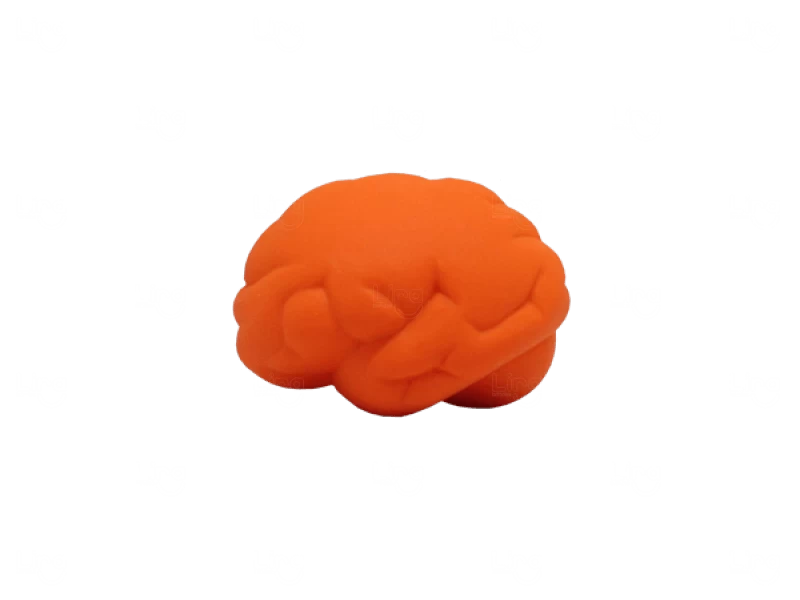 Cérebro Anti Stress Personalizado Laranja