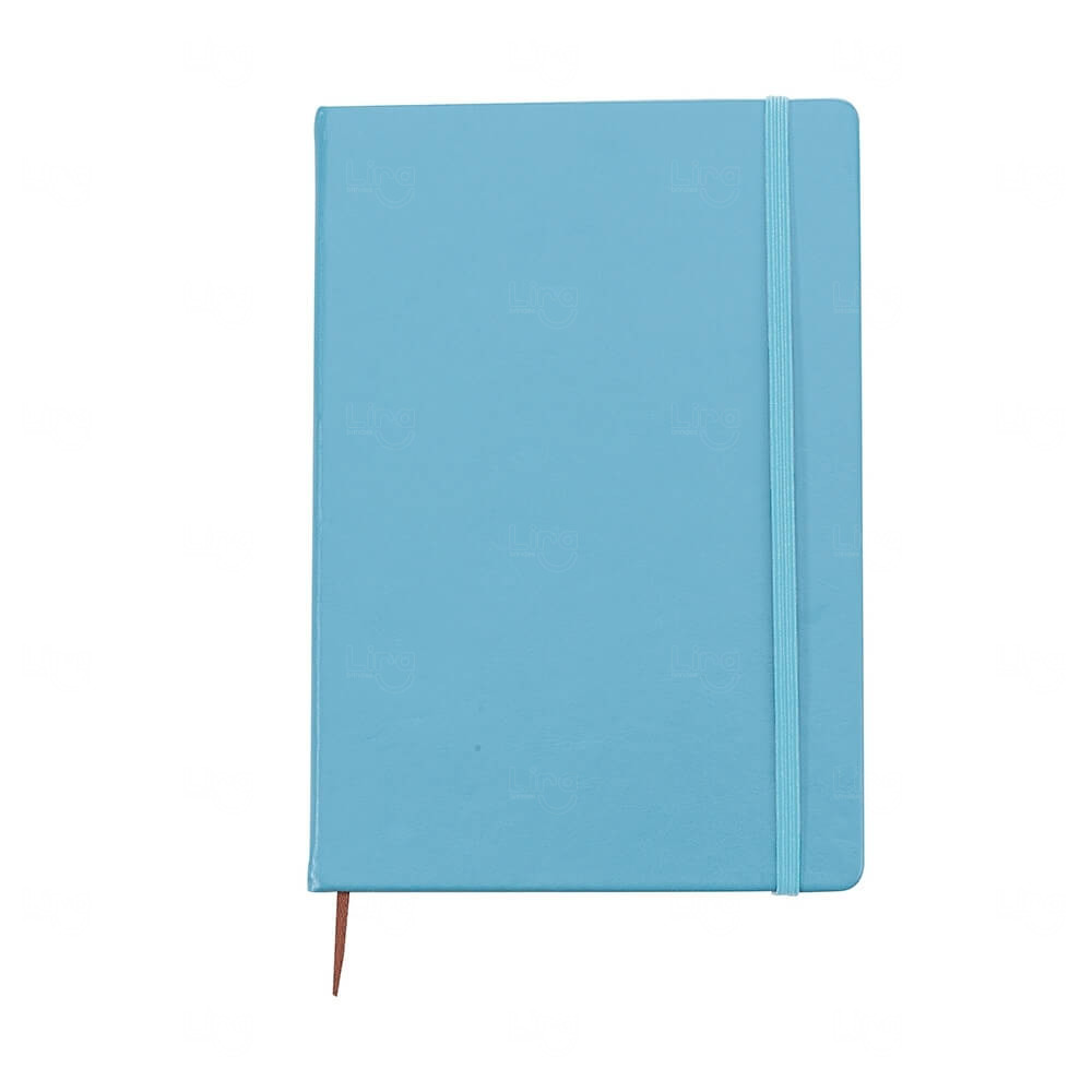 Moleskine de Couro Sintético Personalizado - 21,4 x 14,7 cm 