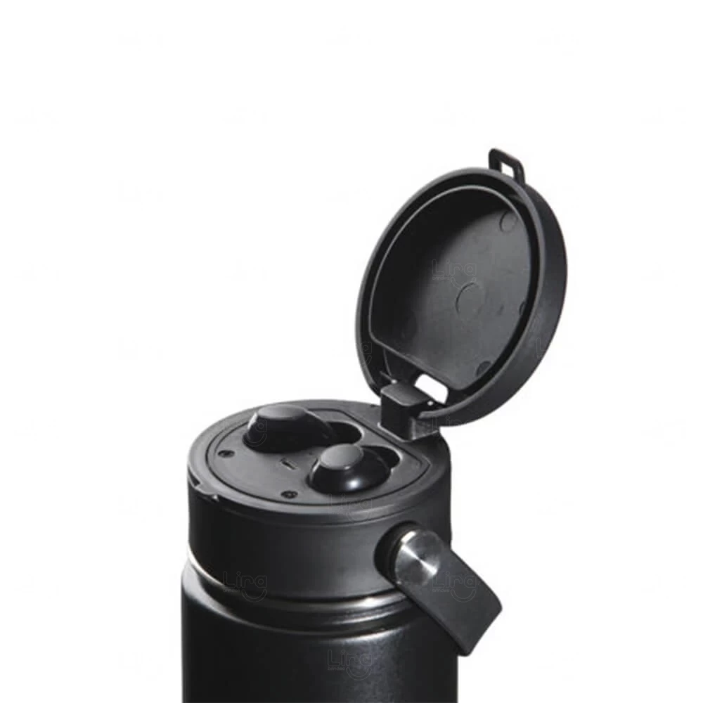 Garrafa Personalizada Térmica de Inox com Earbuds – 540ml 