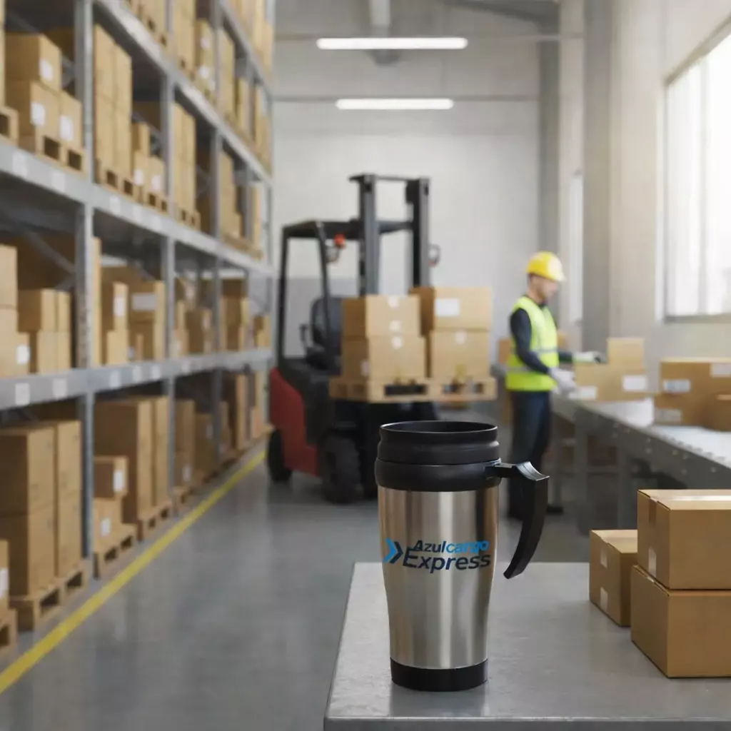 Caneca de Inox 400ml Personalizada 