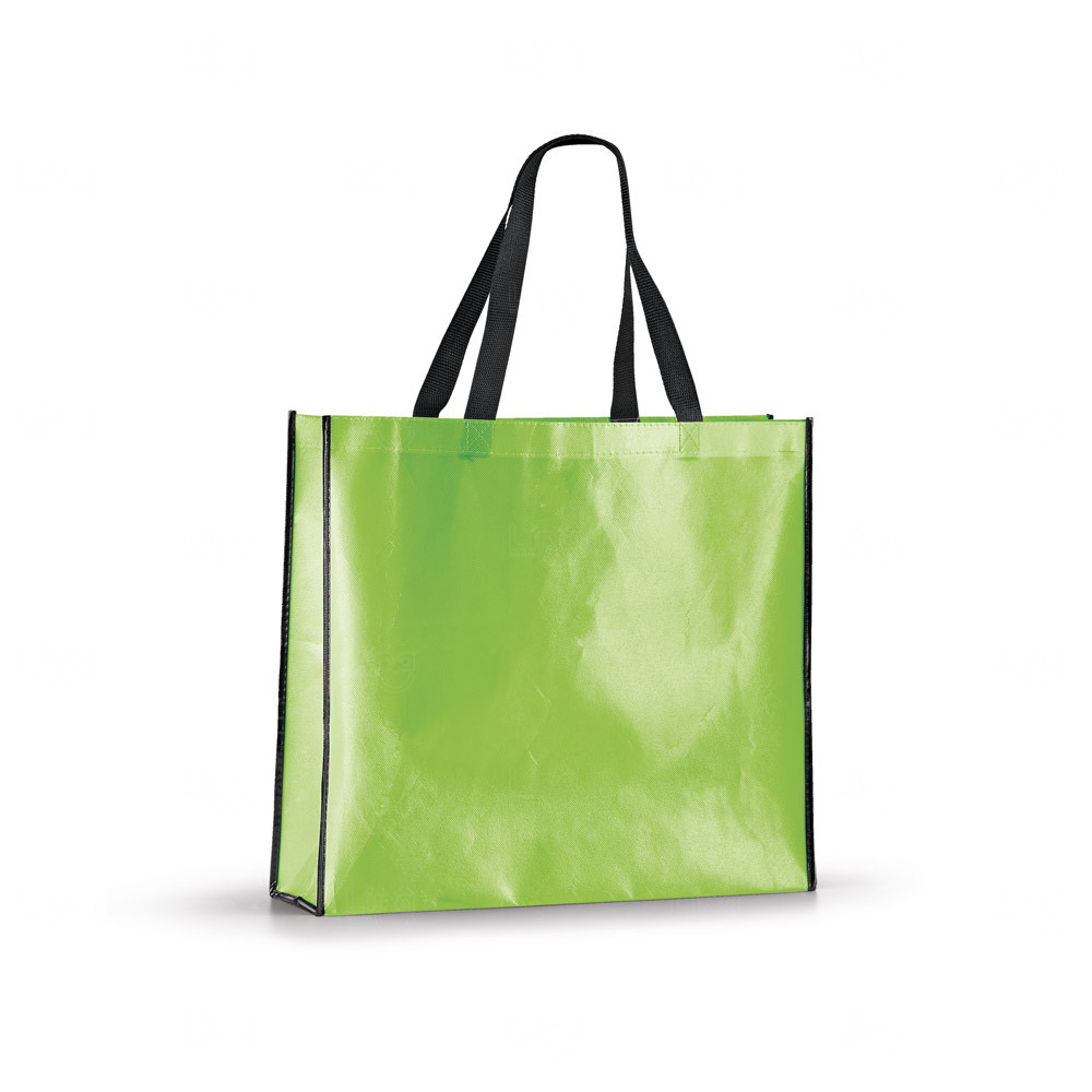 Sacola de Compras em TNT Personalizada - 42 x 38 cm Verde