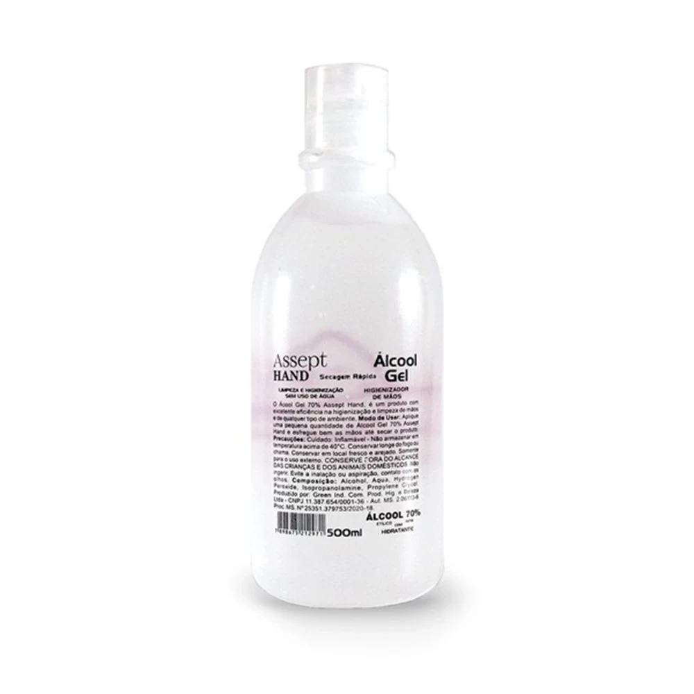 Álcool Gel Personalizado  70% - 500ml 