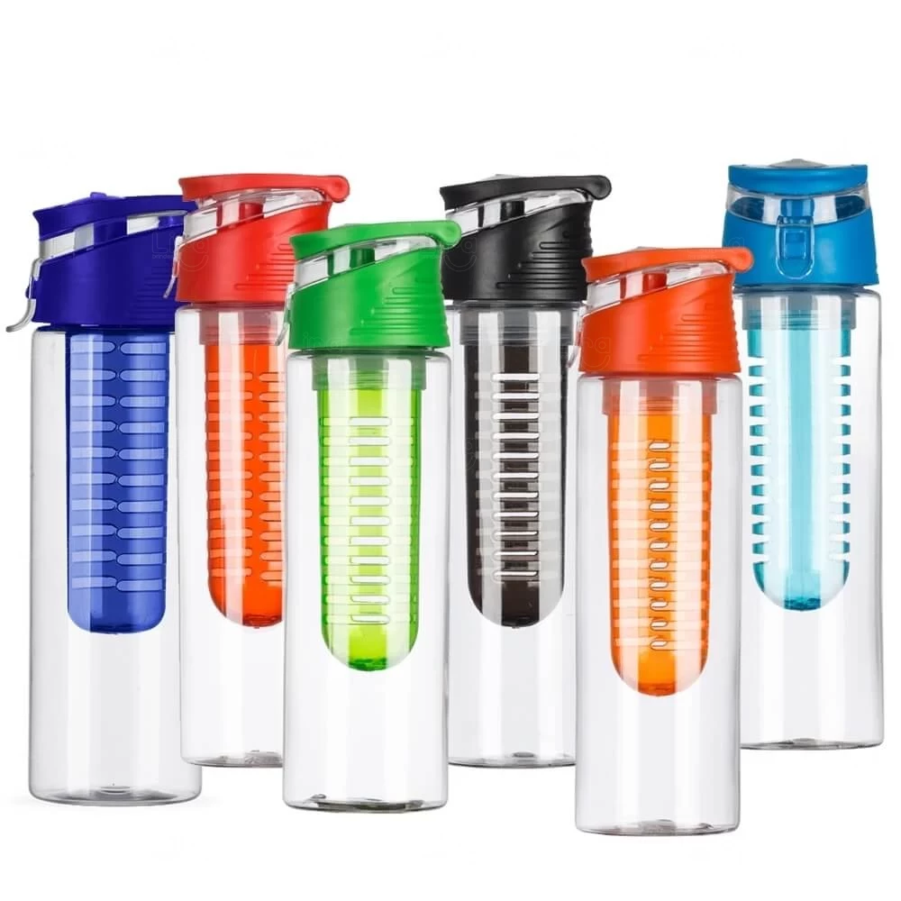 Squeeze Personalizada de Plástico e Infusor - 700ml 